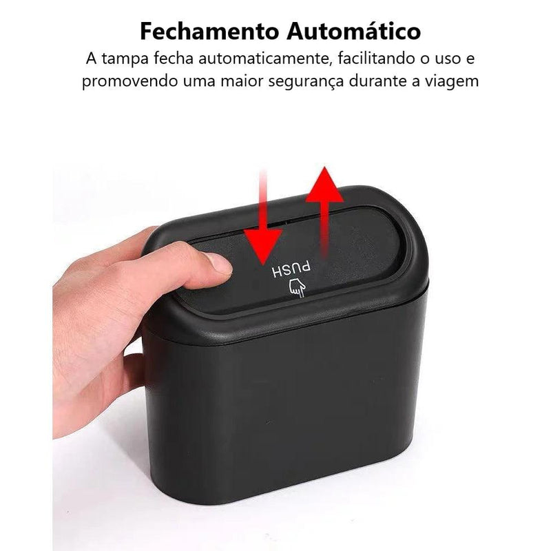 Lixeira Minimalista para Carros