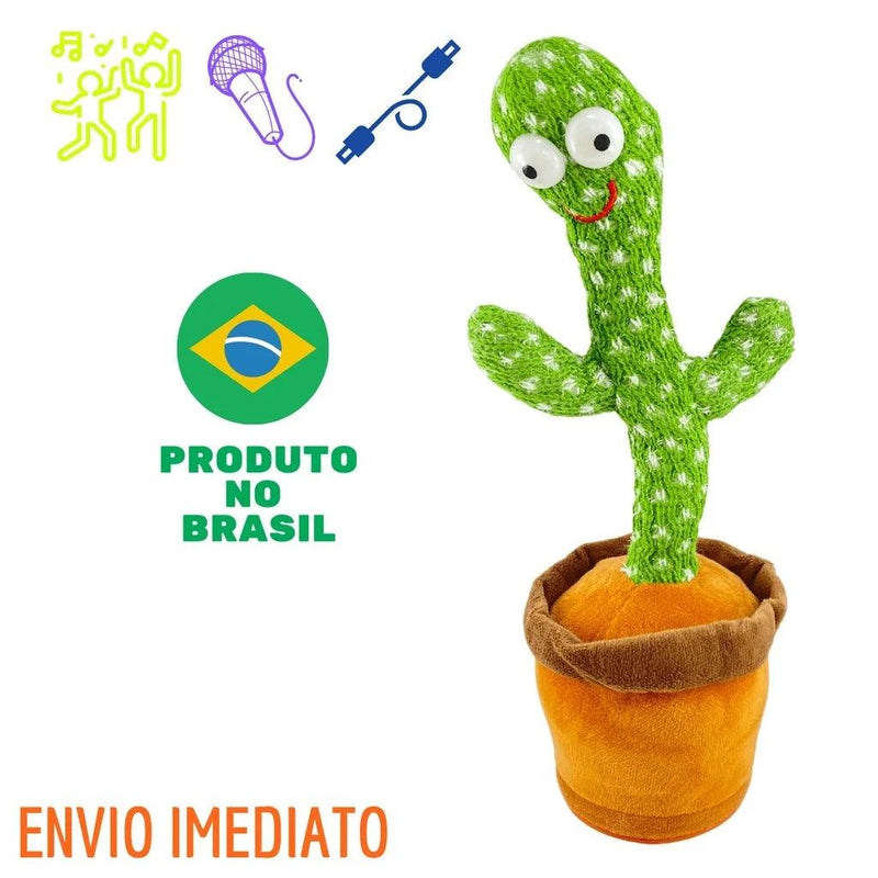 Cacto Reprodutor de Som Divertido - FunBee Toys®