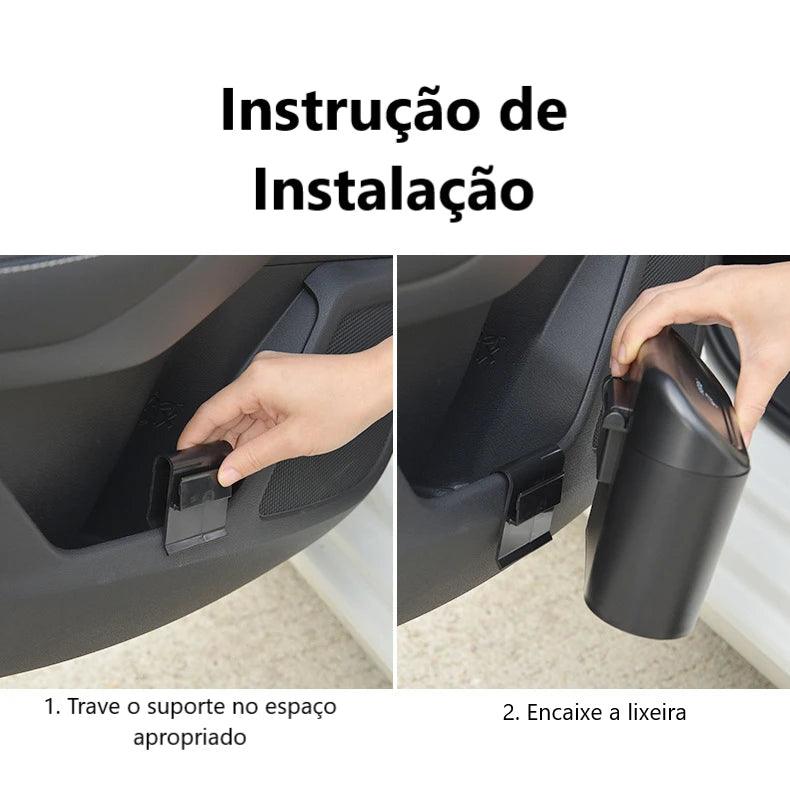 Lixeira Minimalista para Carros